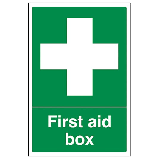 First Aid Box Portrait Removable Vinyl