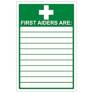 First Aiders - Removable Vinyl