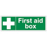First Aid Box - Landscape - Removable Vinyl