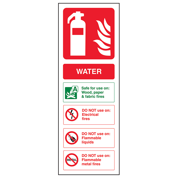 Removable Vinyl Extinguisher Signs