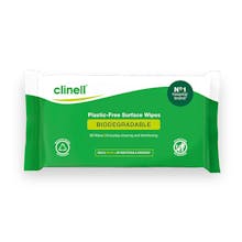 Clinell Universal Plastic-Free Biodegradable Wipes