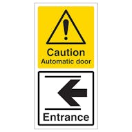 Automatic Door - Entrance Arrow Left