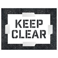 Keep Clear Stencil