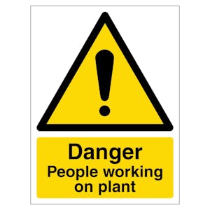 Danger People Working On Plant - Portrait