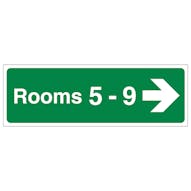 Rooms 5-9 Arrow Right