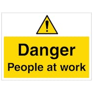 People At Work Signs