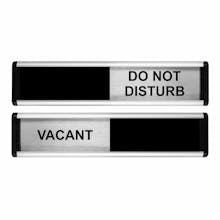 Vacant/Do Not Disturb Sliding Door Sign