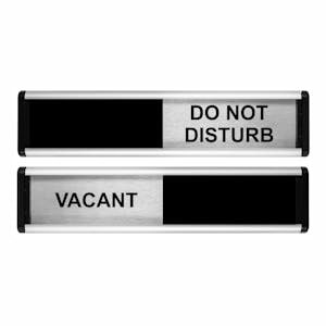 Vacant/Do Not Disturb Sliding Door Sign