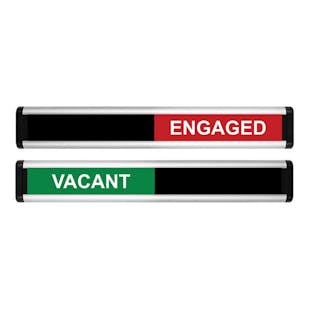 Vacant/Engaged Sliding Door Sign