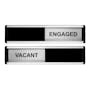 Vacant/Engaged Sliding Door Sign