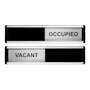 Vacant/Occupied Sliding Door Sign