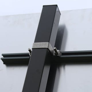 Square Sign Posts with Fixing Clips