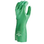 Showa 731 Biodegradable Flock Lined Nitrile Gauntlet