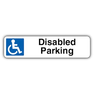 Disabled Parking - Mandatory Disabled - Kerb Sign
