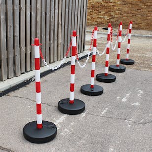 Post and Chain Complete Barrier Kit