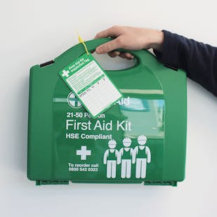 First Aid Kit Inspection Tag