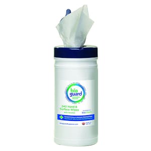 Bioguard 70% Alcohol Hand & Surface Wipes