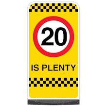 20 is Plenty - Yellow
