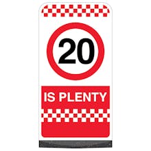 20 is Plenty - Red