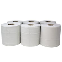 Centrefeed Rolls - 2ply - Embossed - White