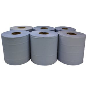 Centrefeed Rolls - 2ply - Flat Sheet - Blue