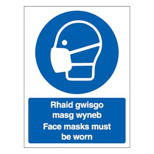 Welsh/English PPE Signs