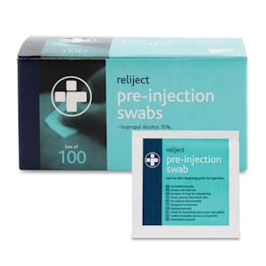 Reliject Pre-Injection Swabs