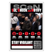 SCaN Poster - Report Suspicious Behaviour