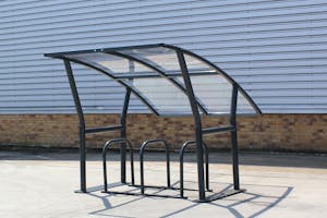 Portland Angled Cycle Shelter