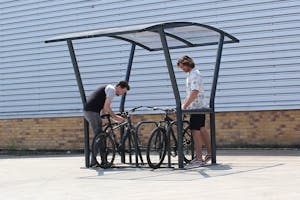 Portland Centre Cycle Shelter 