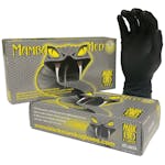 Mamba Med Black Nitrile Disposable Gloves