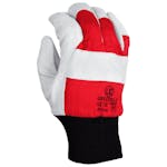 UCi Premium Knuckle Strap Red/Chrome Rigger Gloves