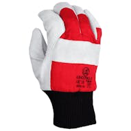 UCi Premium Knuckle Strap Red/Chrome Rigger Gloves