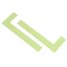 Photoluminescent Self-Adhesive Aluminium Stair Side "L" Markers