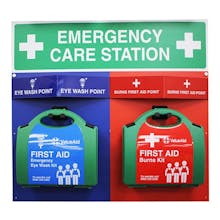 Emergency Eyewash Point + Burn First Aid Point - Emergency Care Station