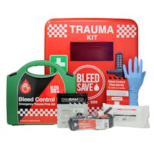BleedSave Trauma Cabinet with Basic Bleed Control Kits