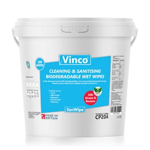 Vinco-ZeroWipe Biodegradable Wet Wipe Tubs & Refills
