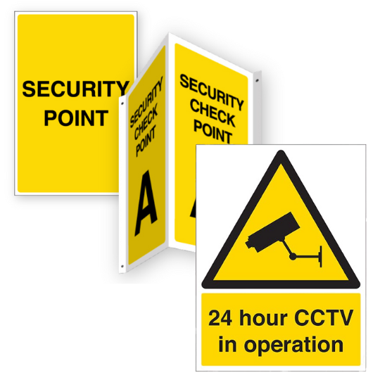 Security Signs | FirstAid4Less