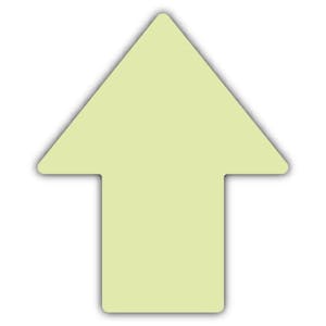 Photoluminescent Path Markers - Arrow - Floor Sign