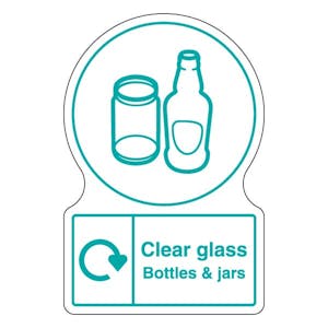 Shaped WRAP - Clear Glass Bottles & Jars
