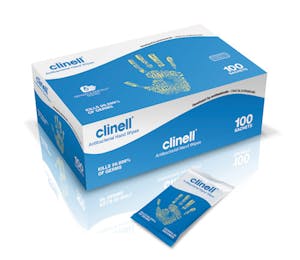 Clinell Antibacterial Hand Wipes - Sachets