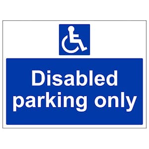 Disabled Parking Only