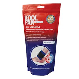 Koolpak Hot & Cold Gel Pack with Elasticated Compression Wrap & Cover