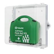 Clear Cabinet with HSE 11–20 Person First Aid Kit