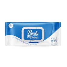 Purely Protect Antibacterial & Virucidal Wipes - Pack