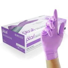 Unigloves Violet Pearl Nitrile Gloves