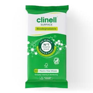 Clinell Universal Plastic-Free Biodegradable Wipes