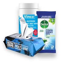 Toilet & WC Cleaning Wipes