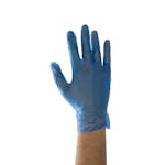 Economy Powder Free Blue Vinyl Gloves