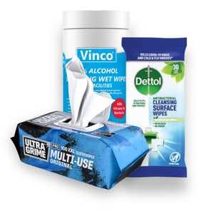 Toilet & WC Cleaning Wipes